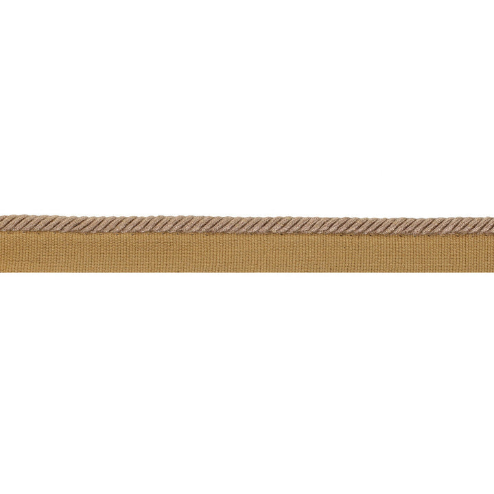 Picardy Cord Brass by Brunschwig & Fils Trim Brunschwig & Fils Trim Picardy Cord BrassTrim PASSEMENTERIE VOLUME I COTTON - 60%;VISCOSE - 40% France </p><p>Repeat: H: 0, V: 0 0.18 - Fabric Carolina -