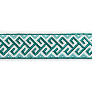 Brunschwig & Fils Trim Audette Tape Aqua T8022101.13.0