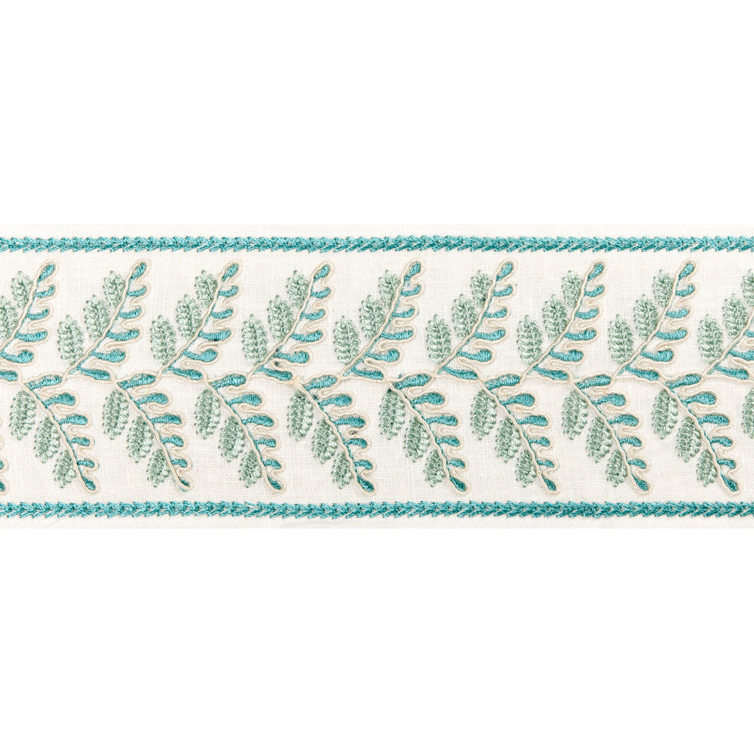 Brunschwig & Fils Trim Fougere Border - Aqua