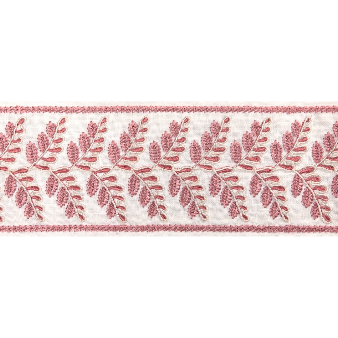 Brunschwig & Fils Trim Fougere Border - Rosewood