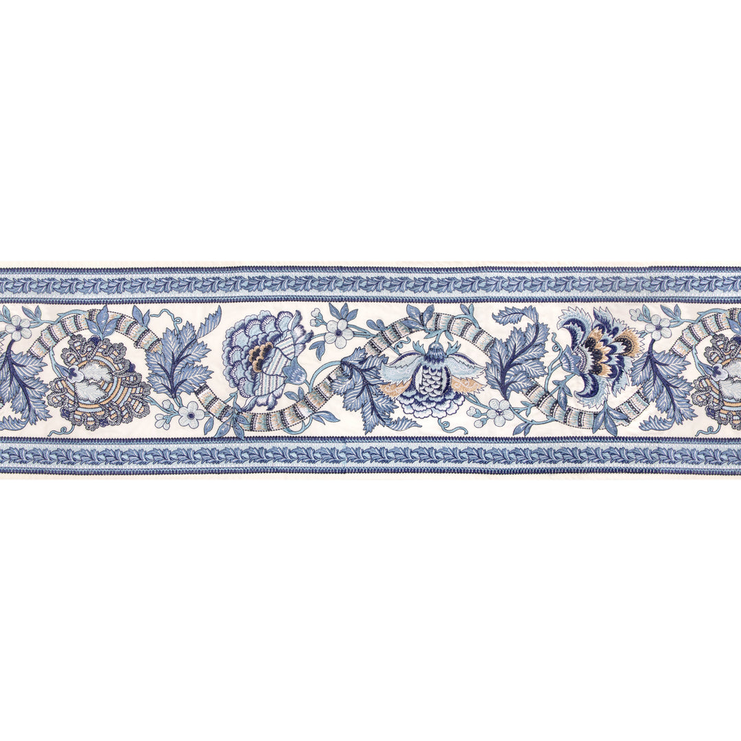 Brunschwig & Fils Trim Lauris Border - Blue/Sky