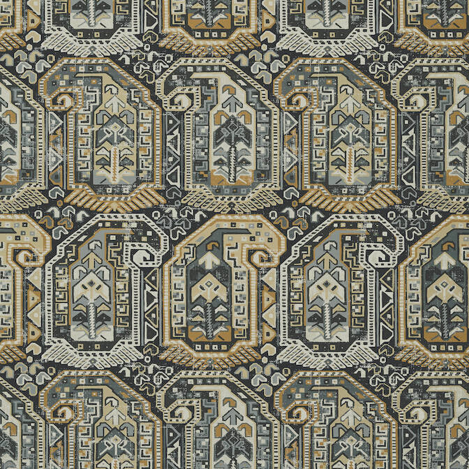 Gleniffer Black and Grey T85021 by Thibaut Wallpaper Thibaut Wallpaper Gleniffer Black and Grey T85021Wallpaper Greenwood Wallpaper U.S.A. </p><p>Repeat: V: 18 27 - Fabric Carolina -