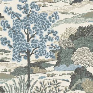 Thibaut Wallpaper Daintree Aqua T85043