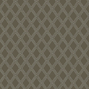 Thibaut Wallpaper Bonaire White on Charcoal T88758