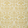 Thibaut Wallpaper Curtis Damask Metallic Gold on White T89116