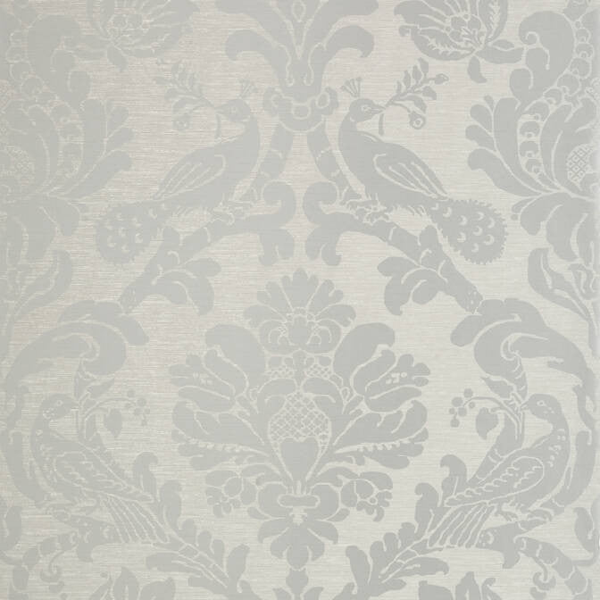 Passaro Damask Metallic Silver on Grey T89140 by Thibaut Wallpaper Thibaut Wallpaper Passaro Damask Metallic Silver on Grey T89140Wallpaper Damask Resource 4 Wallpaper U.S.A. </p><p>Repeat: V: 27 27 - Fabric Carolina -
