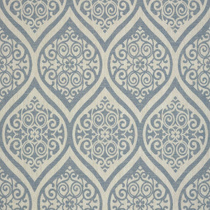 Thibaut Wallpaper Tangiers Navy on White T89148
