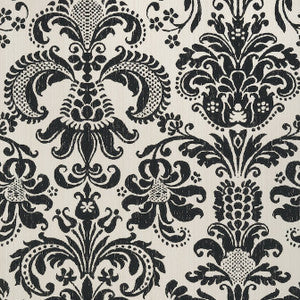 Thibaut Wallpaper Ashley Black on Cream T89167