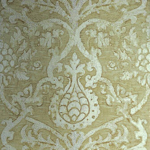 Thibaut Wallpaper Pravata Damask Champagne on Foil T89178
