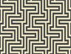 Seabrook Designs Wallpaper Martinique Black and Off-White TA20400