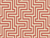 Seabrook Designs Wallpaper Martinique Rust Orange and Off-White TA20401