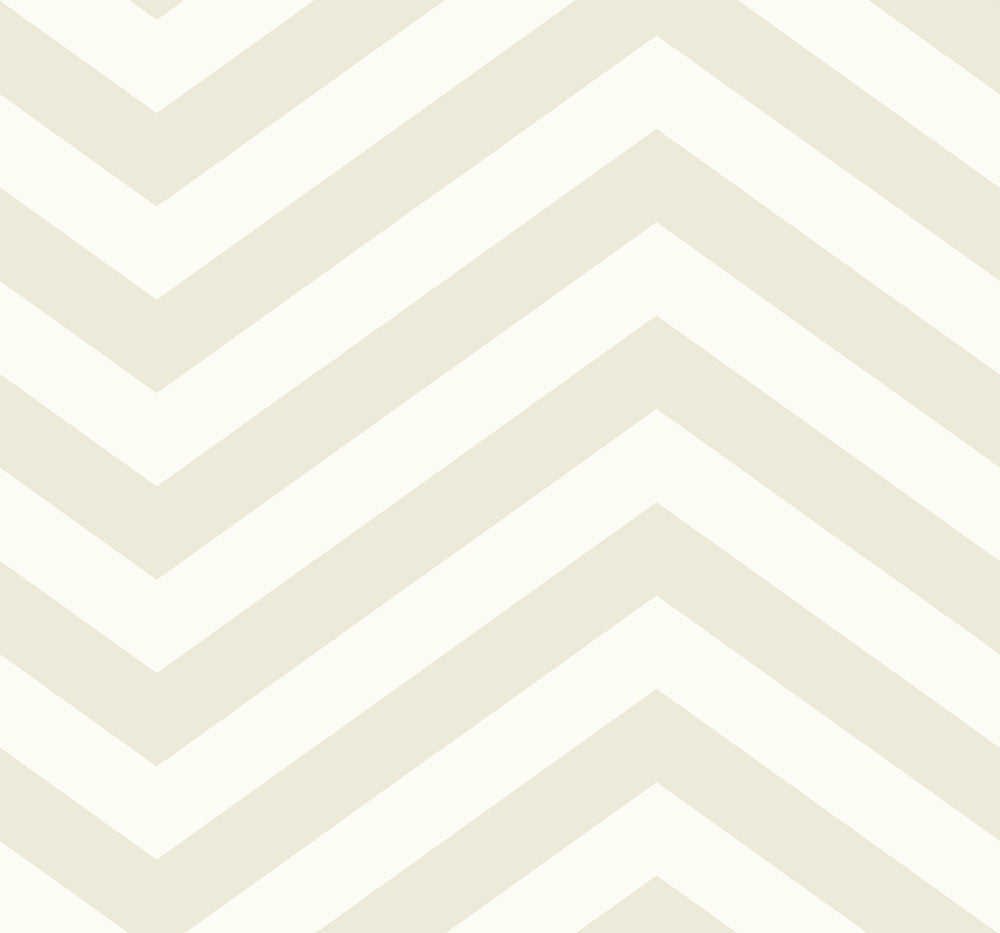 Jamaica Chevron Tan and White TA20605 by Seabrook Designs Designer Wallpaper