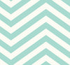 Seabrook Designs Wallpaper Jamaica Chevron Mist Green and Off-White TA20614