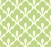 Seabrook Designs Wallpaper Grenada Lime Green and White TA20804