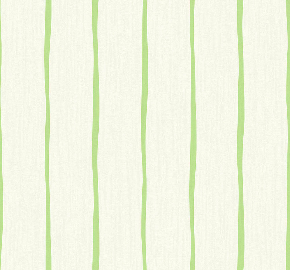 Aruba Stripe Apple Green and Off-White TA21204 by Seabrook Designs Designer Wallpaper