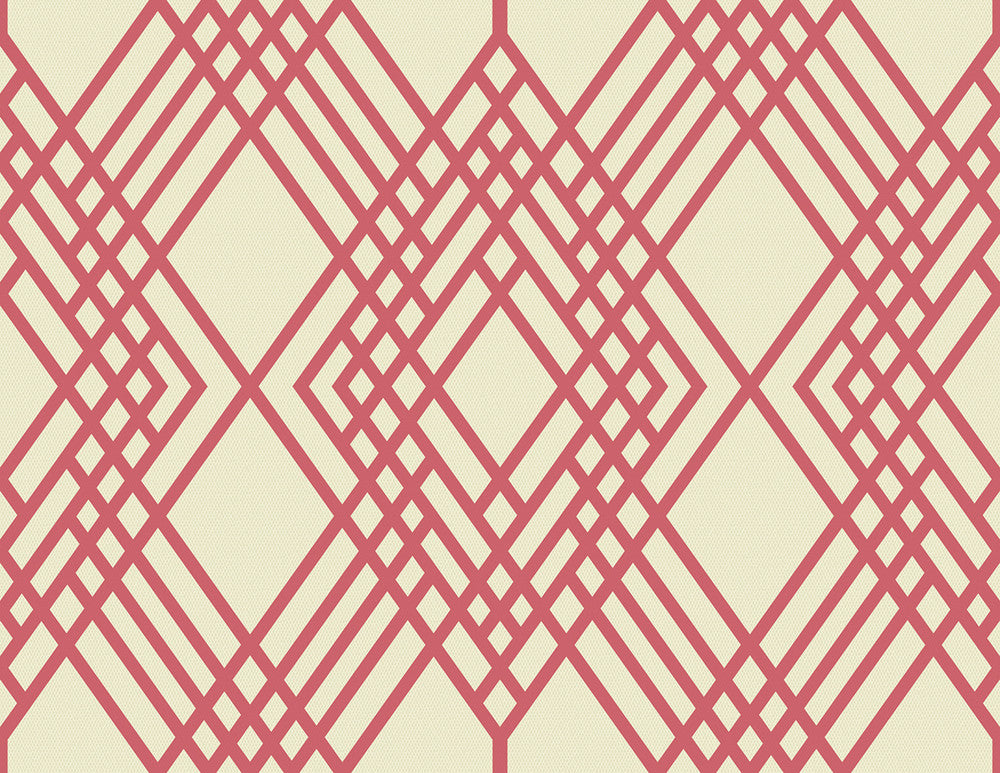 Cayman Off-White and Rose TA21301 by Seabrook Designs Designer Wallpaper