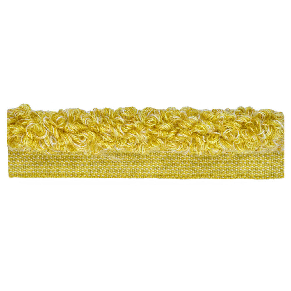 Aloha Rouche Lemonade by Kravet Design Designer Trim ACRYLIC - 100% France LIGHT Horizontal: 0 and Vertical: 0 0.5 - Swanky Fabrics -