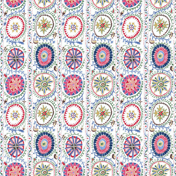 Tamerlane 1 Multi by Aoc Fabric Aoc Fabric Tamerlane 1 MultiFabric THE ART OF COLOR CAPRICORN 53%LIN 12%NYL 35%COT UK </p><p>Repeat: H: 9.000, V: 13.625 55 in - Fabric Carolina -