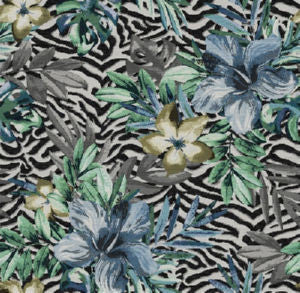 Norbar Fabric Tampa Blue Black