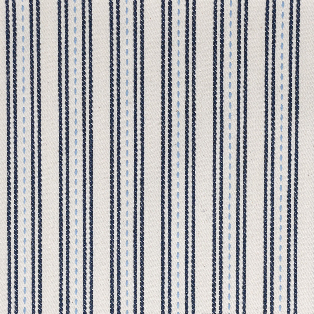 Tara 1 Navy by Stout Designer Fabric RAINBOW LIBRARY DENIM/INDIGO 100%COT PORTUGAL Horizontal: 1.125 and Vertical: 0.000 54 in - Swanky Fabrics -