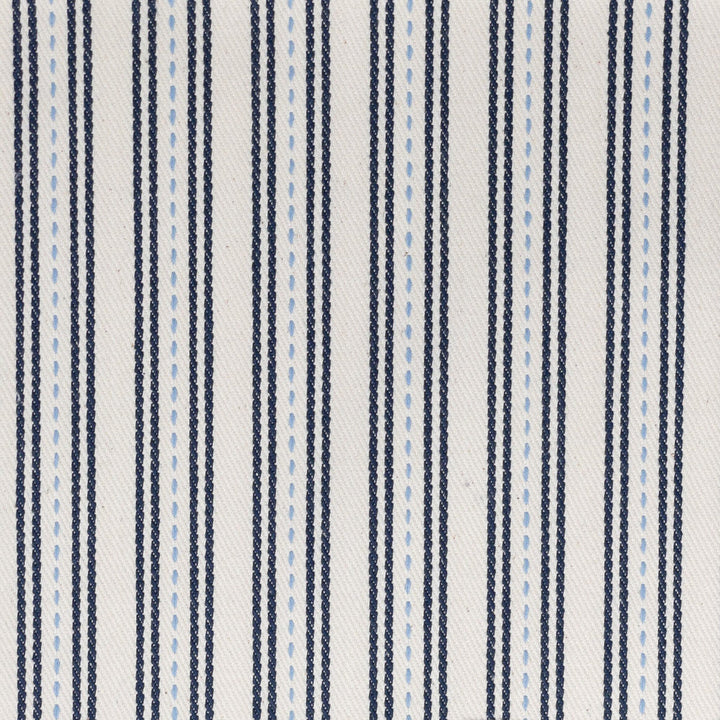 Tara 1 Navy by Stout Designer Fabric RAINBOW LIBRARY DENIM/INDIGO 100%COT PORTUGAL Horizontal: 1.125 and Vertical: 0.000 54 in - Swanky Fabrics -