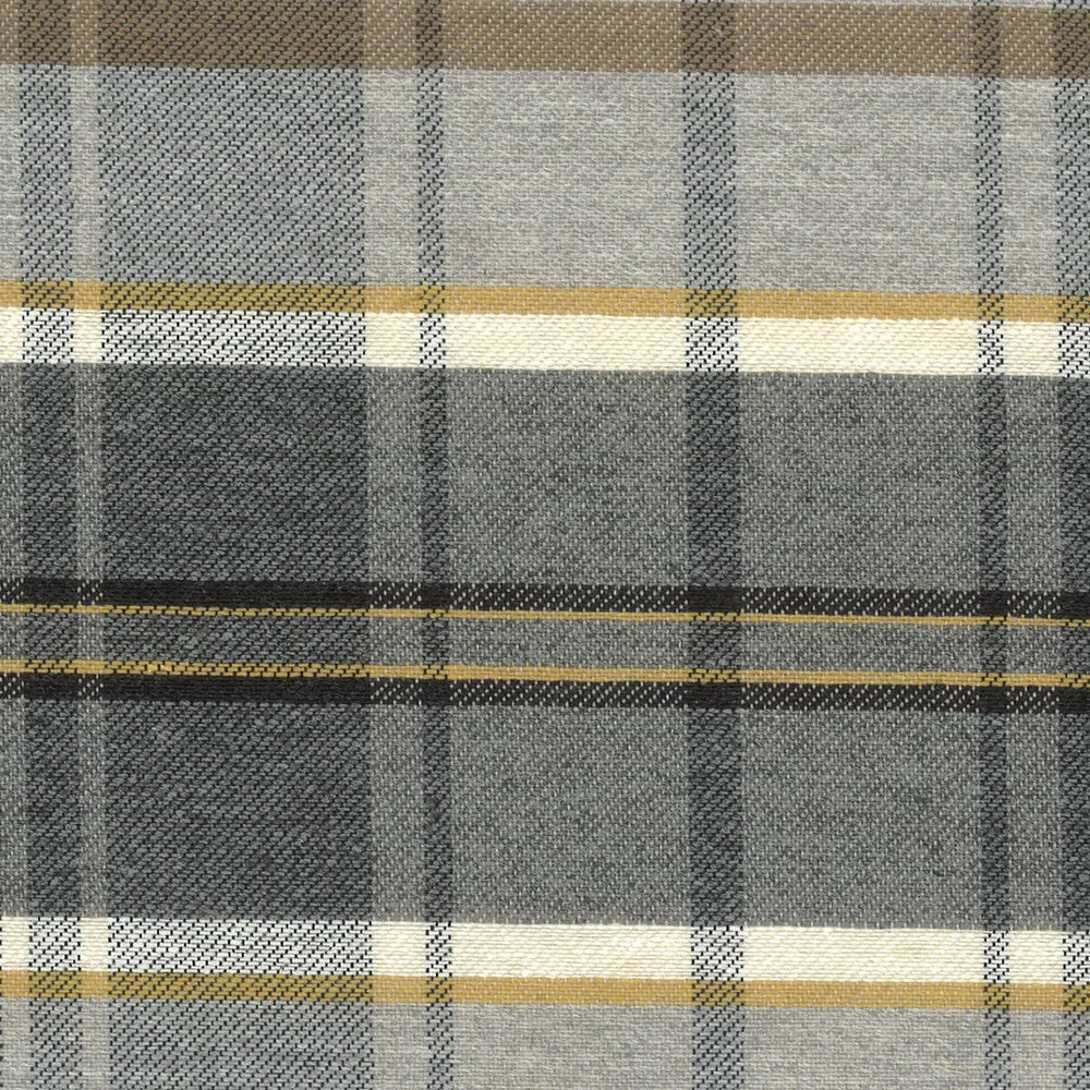 Tartan 1 Slate by Stout Designer Fabric RAINBOW LIBRARY PEWTER/RAVEN 64%COT 36%POL USA FLAME RETARDANT-CA BULLETIN 117-SECTION E FLAME RETARDANT-N.F.P.A. 260A CLASS 1 WYZENBEEK 100 000 DOUBLE RUB WEAR TEST (HEAVY DUTY) </p><p>Repeat: 6.75 55 in - Swanky Fabrics -