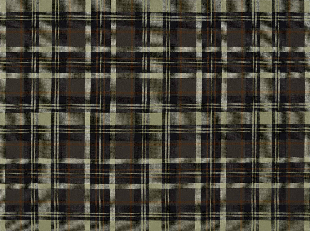 Tartan Plaid Jet Black 93 by Covington Designer Fabric 55" 100% COTTON Turkey Horizontal: 0 and Vertical: 0 55 - Swanky Fabrics -