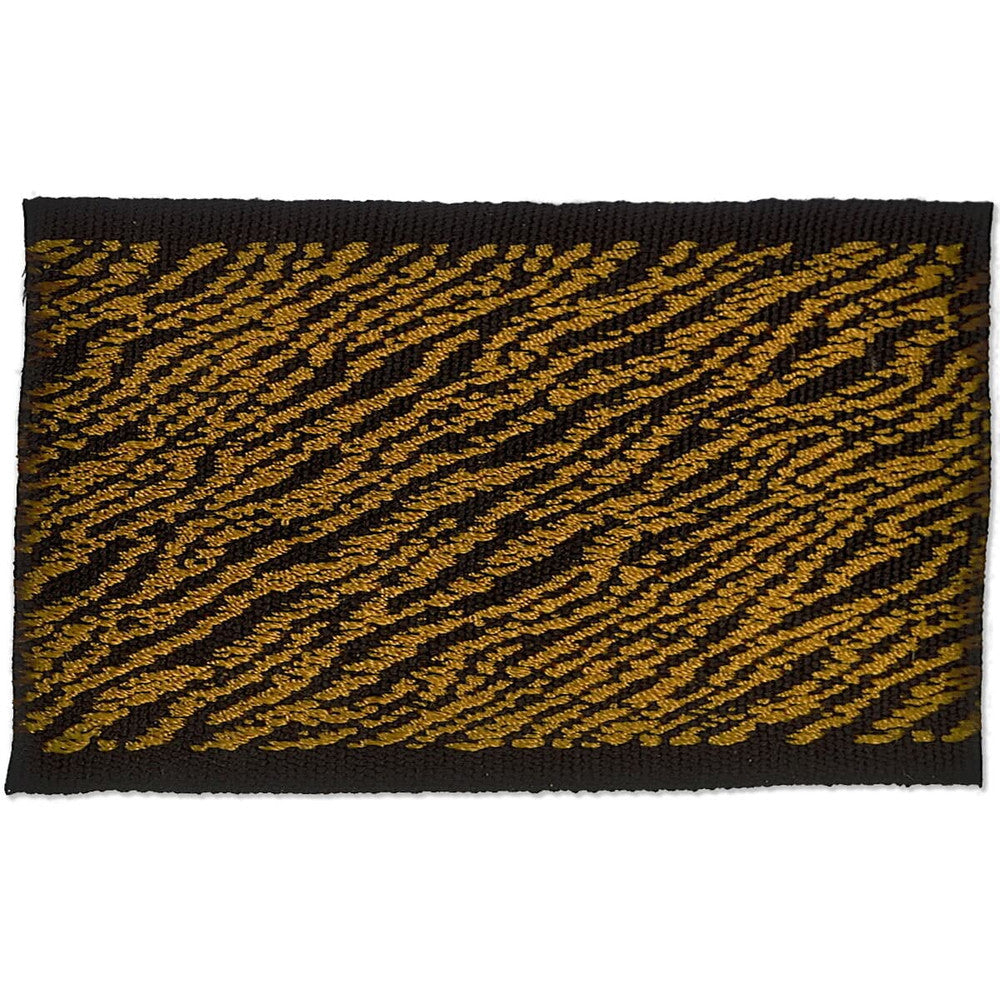 Tarzan 6 Black/Camel by Stout Designer Trim HARMONY TRIM 54%POL 46%SVI CHINA Horizontal: 0 and Vertical: 0 2.5 in - Swanky Fabrics -