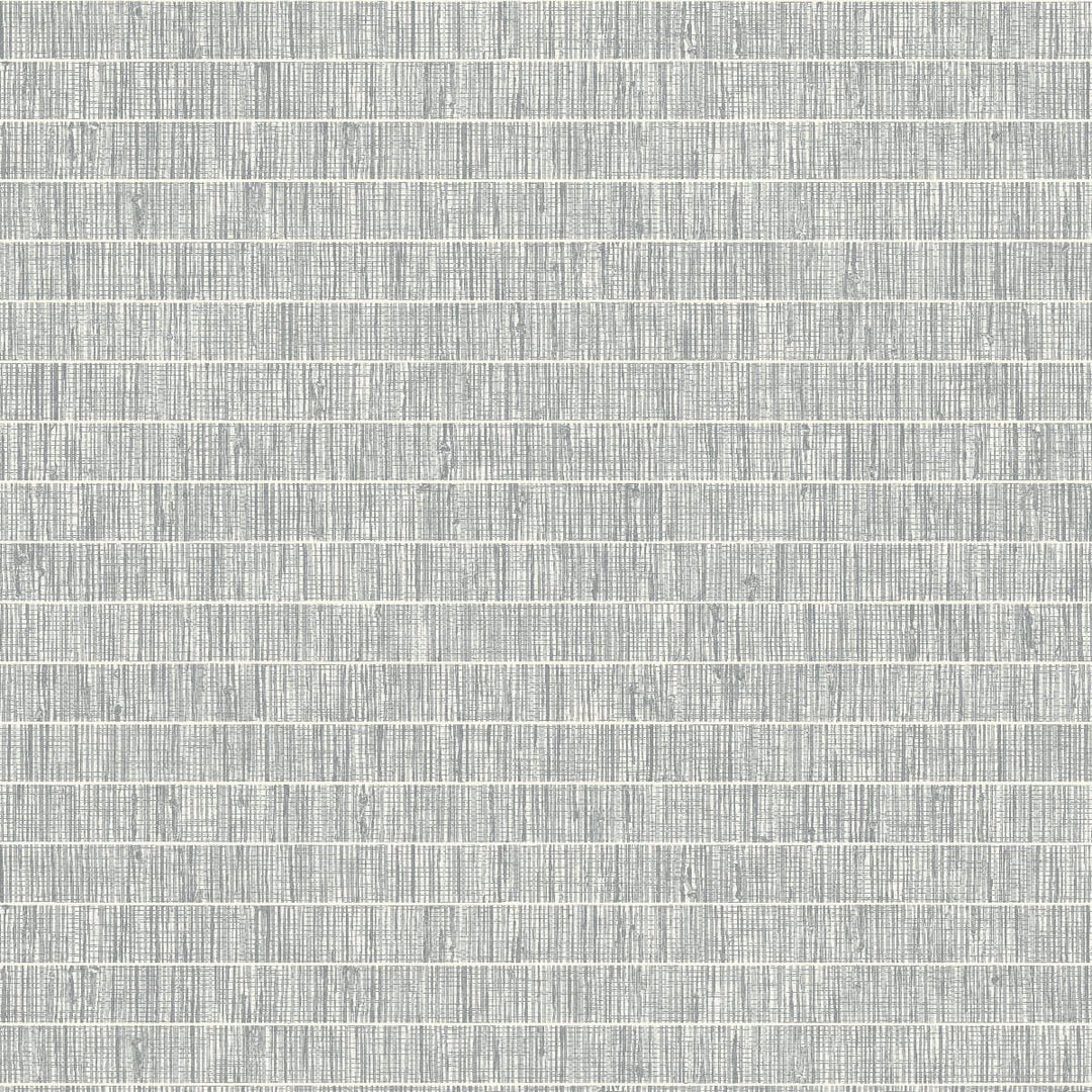 Blue Grass Band Lunar Gray TC70008 by Seabrook Designs Designer Wallpaper