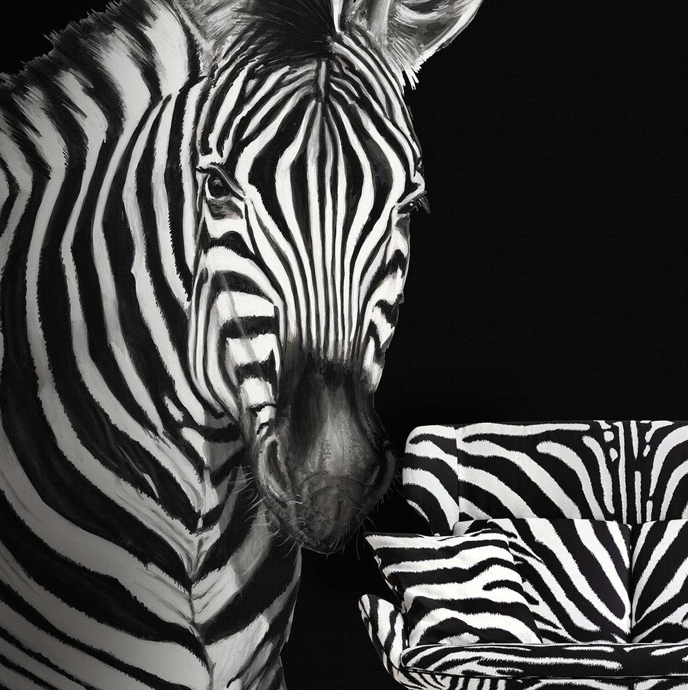 Zebra Mural Lucia TCW001TCAI5UZ005 by Dolce & Gabbana Casa Designer Wallpaper