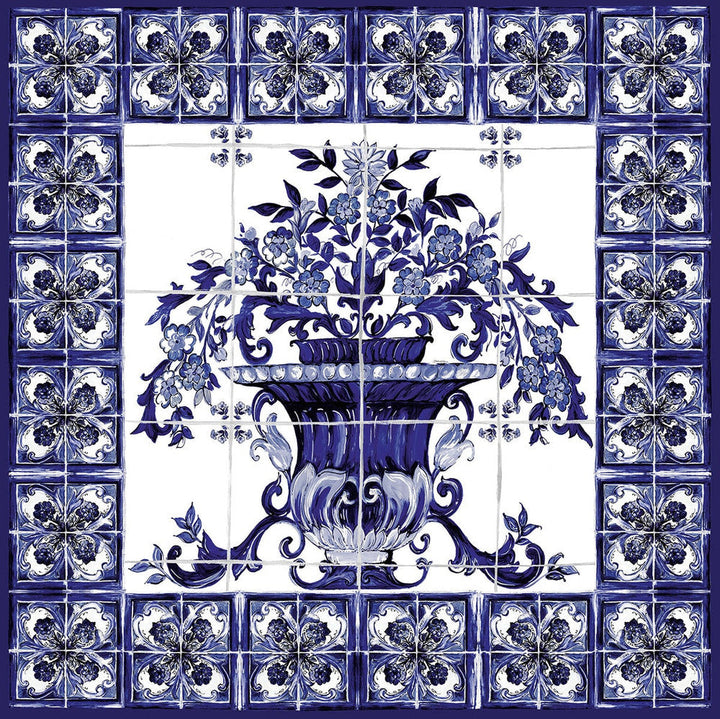 Vase Mediterraneo Mural Frederico TCW001TCAI8UB003 by Dolce & Gabbana Casa Designer Wallpaper