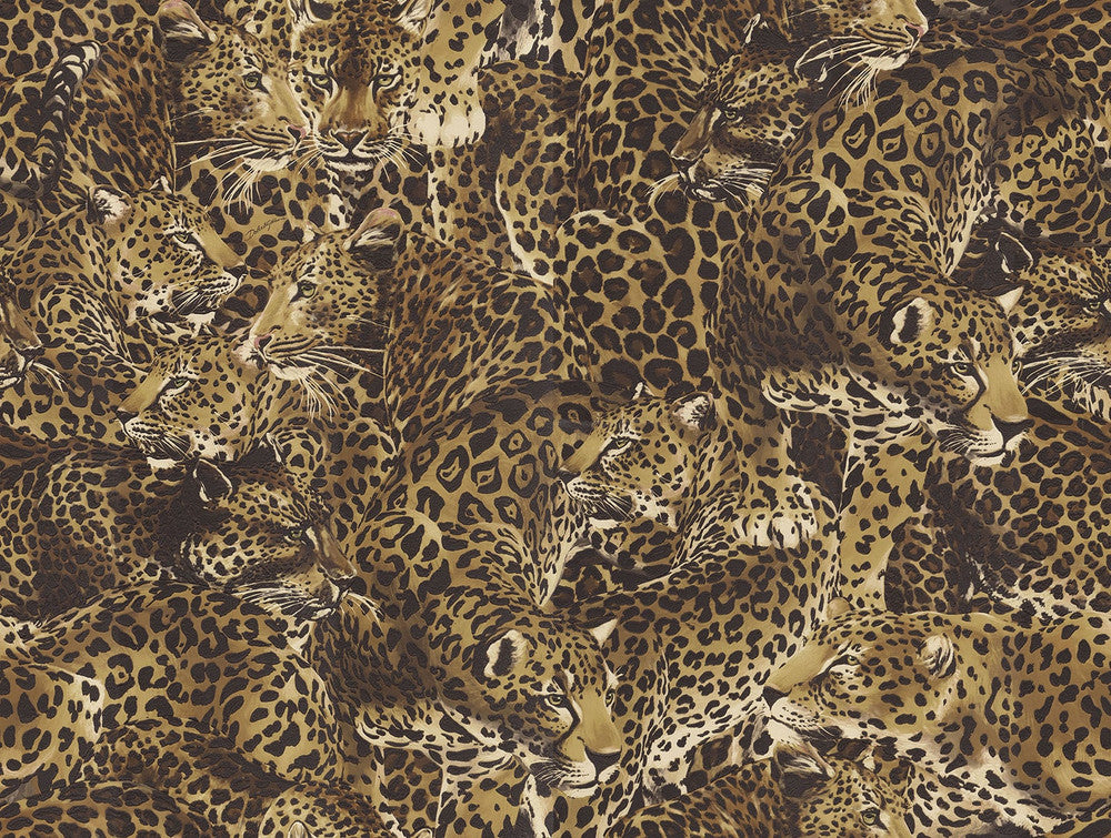 Leopardo Incognito Alessia TCW007TCAHOUL022 by Dolce & Gabbana Casa Designer Wallpaper