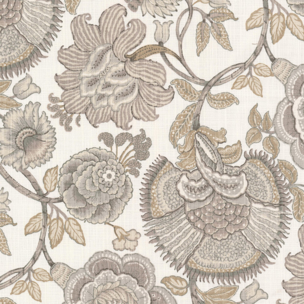 Teaparty 2 Dusk by Stout Designer Fabric RAINBOW LIBRARY ALMOND/GRANITE 100%COT PAKISTAN MARTINDALE WEAR TEST (HEAVY DUTY) Horizontal: 13.500 and Vertical: 25.500 54 in - Swanky Fabrics -