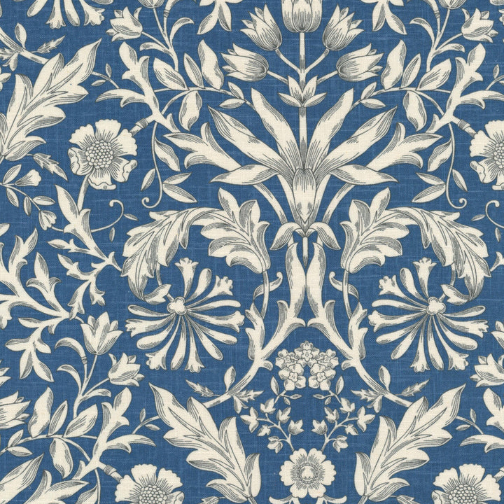 Teasel 2 Ink by Stout Designer Fabric RAINBOW LIBRARY HAZE/SKY 55%LIN 45%SVI SOUTH KOREA Horizontal: 27.250 and Vertical: 26.000 55 in - Swanky Fabrics -