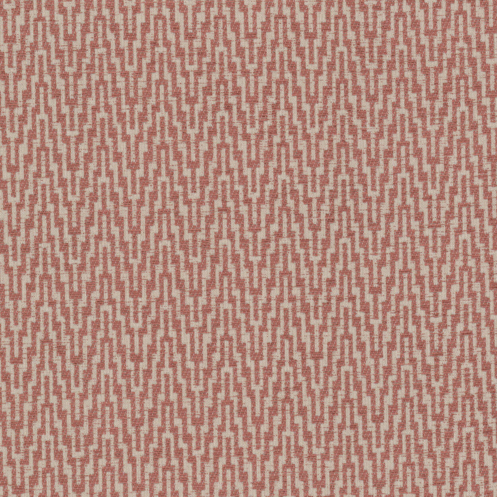 Tetzel 2 Terracotta by Stout Designer Fabric RAINBOW LIBRARY GINGER/POPPY 100%POL CHINA Horizontal: 1.500 and Vertical: 1.500 55 in - Swanky Fabrics -