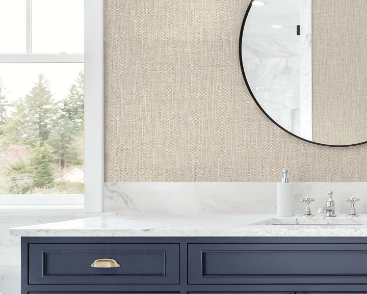 Tweed Cool Sand TG60034 by DuPont Designer Wallpaper