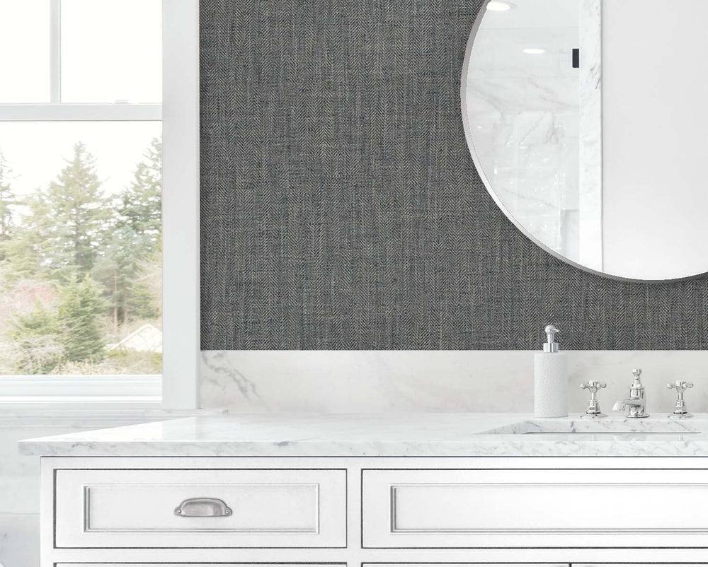 Tweed Flint & Ivory TG60036 by DuPont Designer Wallpaper