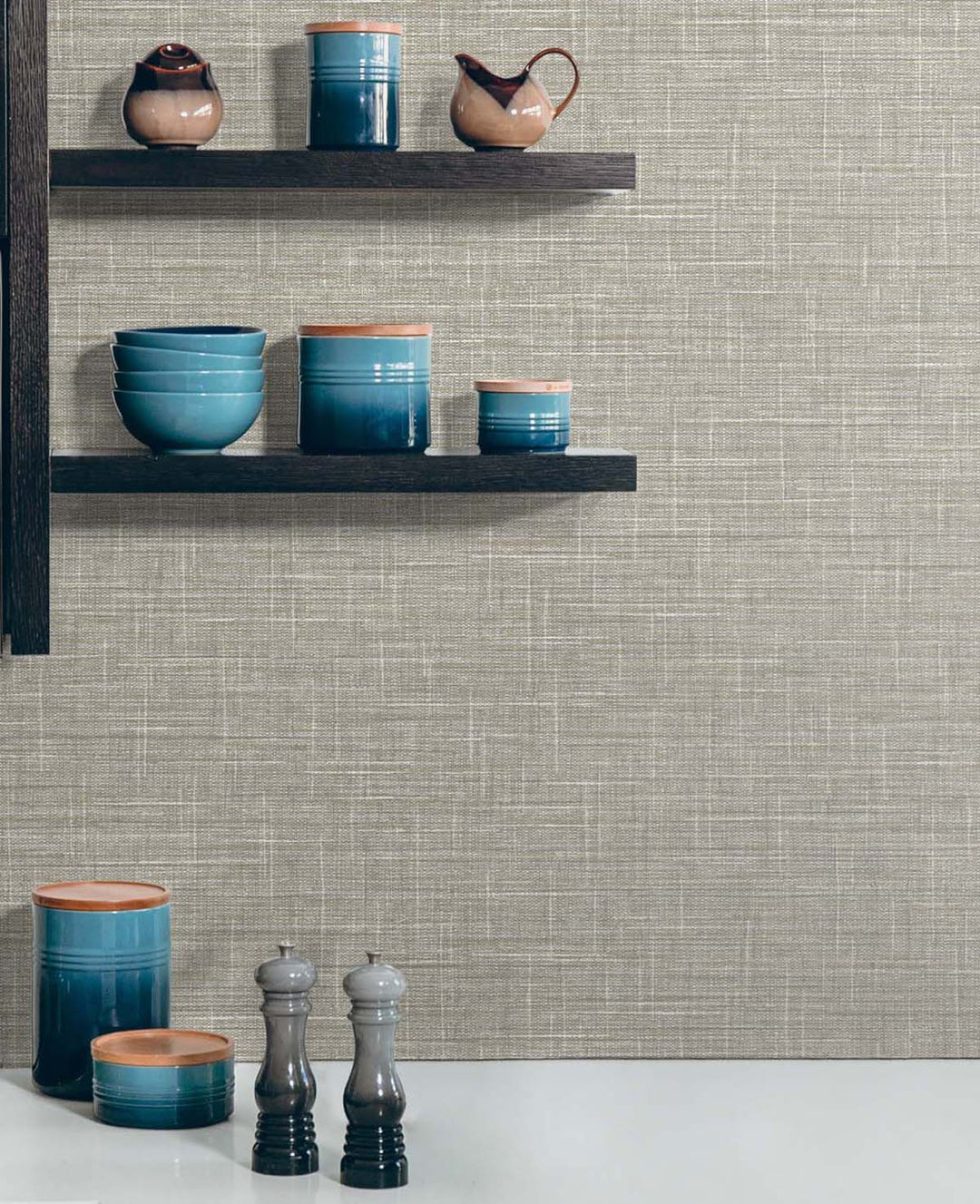 Grasmere Weave Cinnamon TG60142 by DuPont Designer Wallpaper