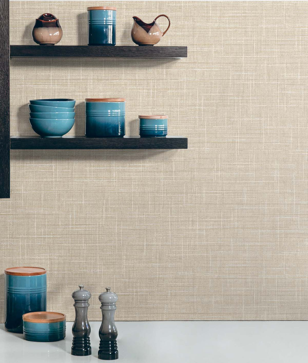 Grasmere Weave Toast TG60148 by DuPont Designer Wallpaper