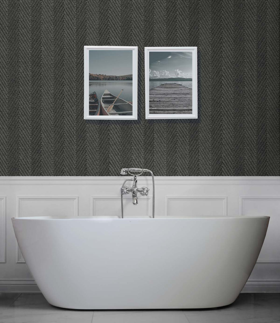 Throw Knit Faded Onyx TG60206 by DuPont Designer Wallpaper