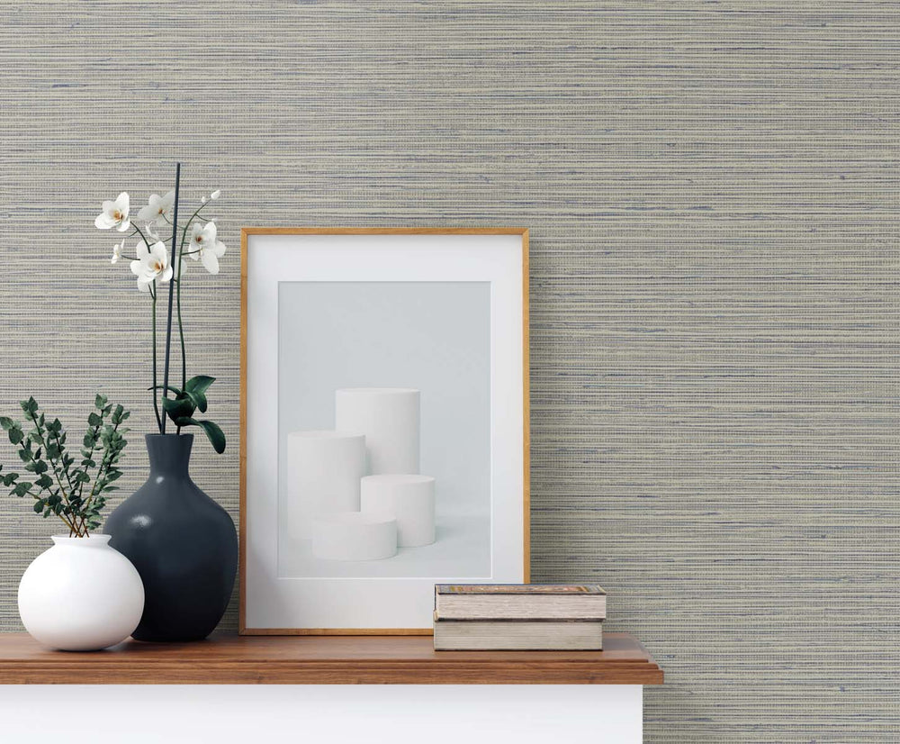 Edmond Faux Sisal Birch TG60332 by DuPont Designer Wallpaper
