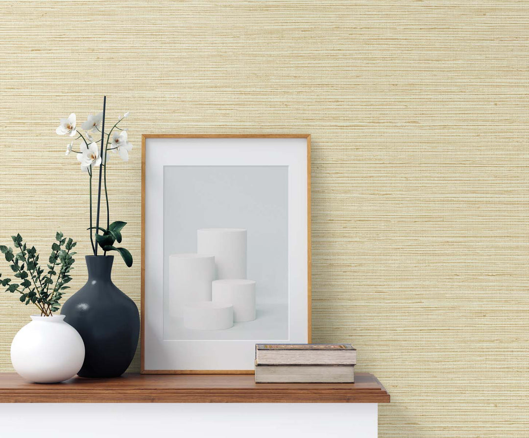 Edmond Faux Sisal Sunkissed TG60337 by DuPont Designer Wallpaper