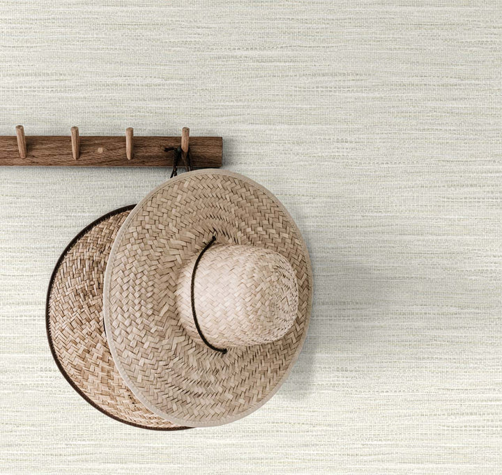 Braided Faux Jute Pure White TG60432 by DuPont Designer Wallpaper