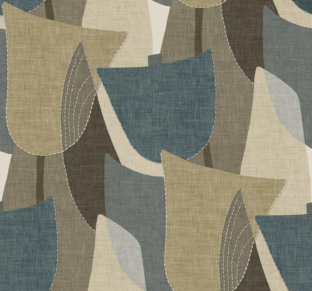 Mosley Tulips Jeans TH90005 by Seabrook Designs Designer Wallpaper