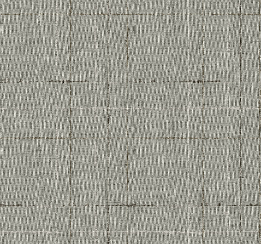Gorton Plaid Ash TH90100 by Seabrook Designs Designer Wallpaper