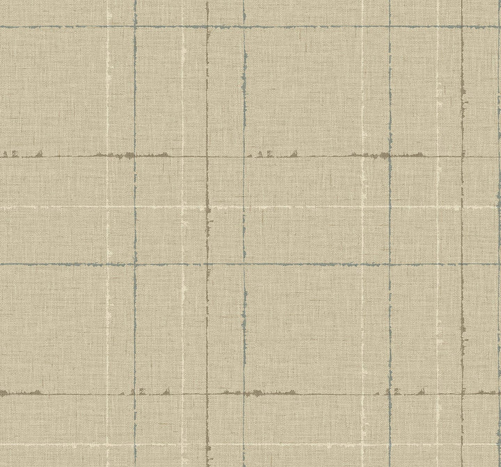 Gorton Plaid Hazel TH90105 by Seabrook Designs Designer Wallpaper