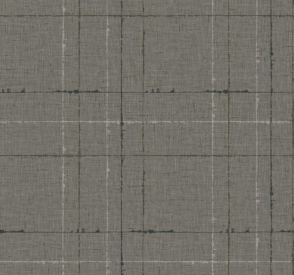 Gorton Plaid Mocha TH90110 by Seabrook Designs Designer Wallpaper