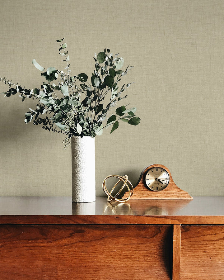 Stretford Linen Feather TH90206 by Seabrook Designs Designer Wallpaper
