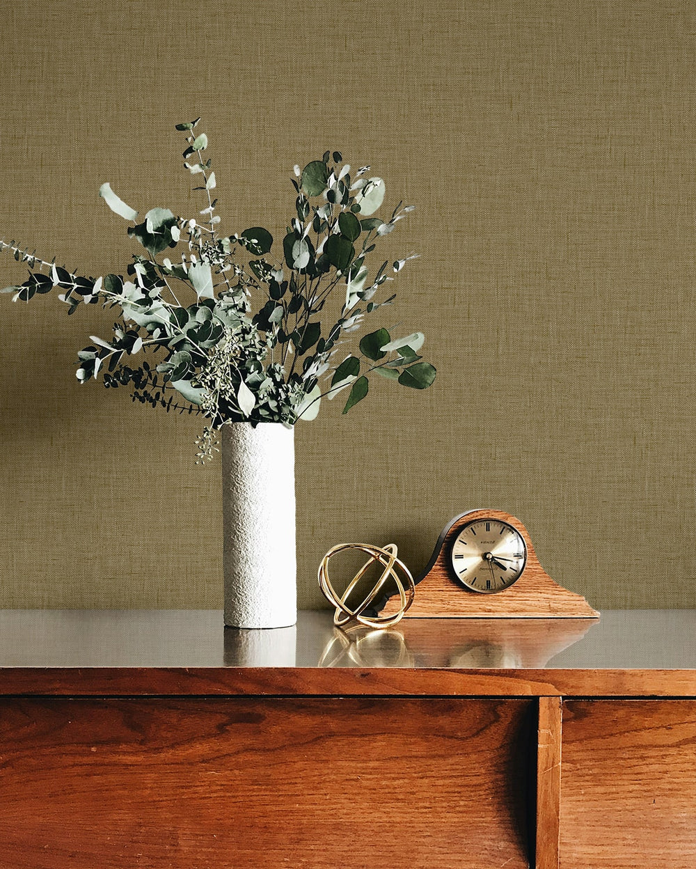 Stretford Linen Sunshine TH90217 by Seabrook Designs Designer Wallpaper