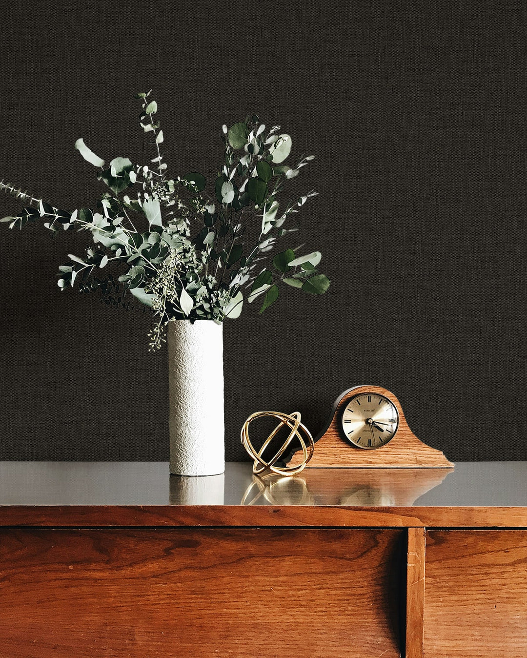 Stretford Linen Night TH90221 by Seabrook Designs Designer Wallpaper